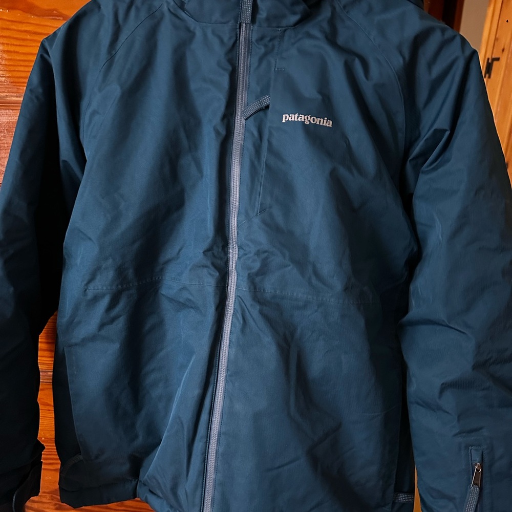 Patagonia Powder Town Blue Jacket